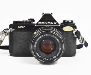 PENTAX MV 35mm SLR Camera + Pentax-M 50mm f1.7 Lens - Working With Issues - Picture 1 of 7
