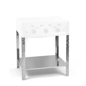 Gestell stationär Edelstahl Gasgrill Gasbräter Neu St2/3 - Bild 1 von 2
