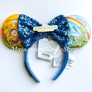 2024 Disney Run Marathon Spring Time Surprise Minnie Ears Stitch Tinkerbell