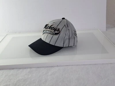 Gorra de béisbol a rayas Disney World Mickey's Steamboats todo el siglo - talla para niños Foto 1 de 4
