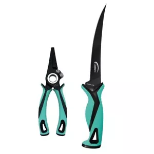 Danco Pro Knife Plier Combo 7" Blade 7.5" Pliers Seafoam Sheath Lanyard PFKP010 - Picture 1 of 1