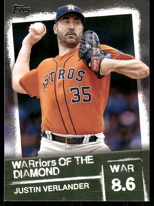 2020 Topps #WOD-26 Justin Verlander WARriors of the Diamond - Picture 1 of 2
