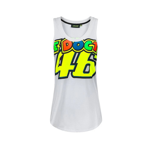 Tanktop The Doctor VR46 donna collezione ufficiale Valentino Rossi Locata in USA