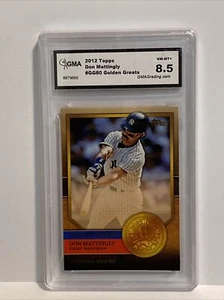 Don Mattently 2012 Topps Golden Greats #GG80 Yankees Baseball GMA 8.5 BB340 - Foto 1 di 5