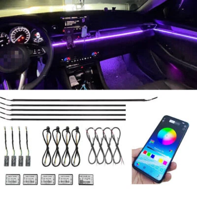 For BMW 1/3/5/7 Serie  X1X3X5X6 BenzW212 Ambient Light Strip Interior Door Decor - Image 1 of 4