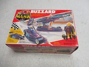 MASCHERA KENNER M.A.S.K. VINTAGE 1986 BUZZARD VENOM 100% COMPLETO CON SCATOLA FUNZIONA BENISSIMO - Foto 1 di 7