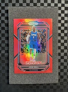 2023 Panini Prizm Monopoly Basketball Red Prizm #39 John Wall Clippers #'d 24/99 - Picture 1 of 2