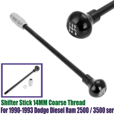 For Dodge NV4500 G360 Ram 2500/3500 Shifter Stick 14MM Coarse Thread, NV4500-28E Foto 1 de 4
