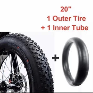 20” x 4” CHAOYANG bicycle fat tire 60 TPI - Thread Per Inch With Inner Tube - Picture 1 of 7