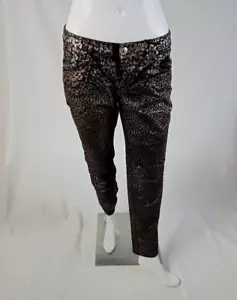 Guess Hose Jeans Leomuster Schwarz/Gold Gr.28 - Bild 1 von 5