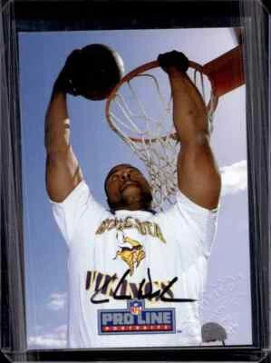 1992 Pro Line Chris Doleman Portraits Auto Autograph Vikings - Image 1 of 2