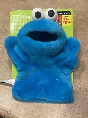 Cookie Monster Puppet Muppets Sesame Street 2004 FISHER PRICE Peluche manual nuevo sin caja Foto 1 de 4