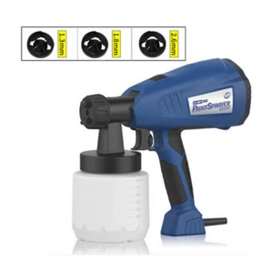 Pistola a spruzzo spruzzatore vernice elettrica 800ML strumento pistola pittura portatile con 3 ugelli - Foto 1 di 2