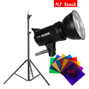 Godox SL-60W 60W Continuous Camera Studio Video LED Light Stand Remote Control - Picture 1 of 12
