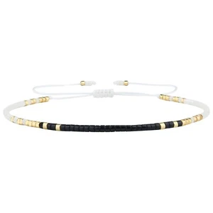 KELITCH Strang Perlenarmband für Damen Miyuki Perlenarmband Slip Knoten verstellbar - Bild 1 von 75