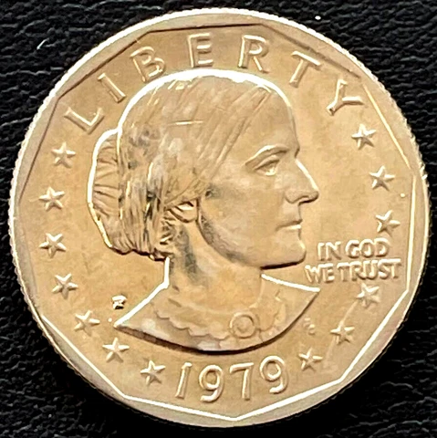 1979 Susan B Anthony $1 One 1 Dollar Coin Uncirculated BU USA Collectible Coins Cover