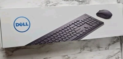 NEW! Dell KM117-BK-US  Black Wireless Keyboard & Mouse - Image 1 of 4