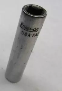 Snap on STM10 1/4" Drive 6 Point SAE 5/16 Deep Socket USA - Picture 1 of 2