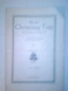 1926 "By the Christmas Tree" program for the Sunday School - Bild 1 von 1