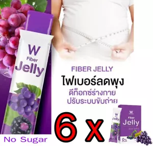 6x W Fibra Gelatina Dieta Frutta Sana Verdura Concentrata Detox Brucia Grassi - Foto 1 di 10