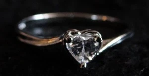 Anillo en forma de corazón de plata esterlina (6) - Imagen 1 de 3