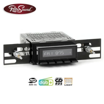 für Ford Mustang 1967 1968 Retro Oldtimer Auto Radio DAB+ UKW Bluetooth AUX-in - Bild 1 von 4