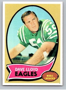 1970 Topps Football Set-Break #21 Dave Lloyd Eagles *WSC* - Imagen 1 de 2