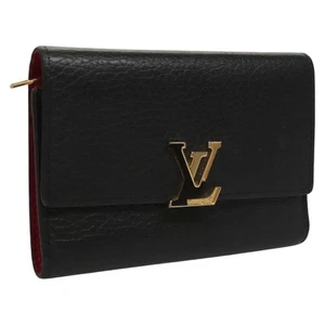 LOUIS VUITTON Portefeuille Capucines Compact Wallet Black M62157 LV Auth 117279 - Picture 1 of 24