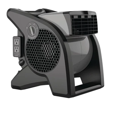 Lasko 11.2 in. 3 Speed High Velocity Blower Fan w/ 375 CFM, 2 Outlets, Breaker - Image 1 of 4