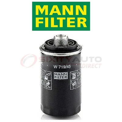 MANN FILTER Engine Oil Filter for 2011-2017 Audi A4 Quattro 2.0L 3.0L 3.2L iu Foto 1 de 4
