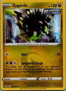 Zygarde Holo Rare SWSH07: Evolving Skies 118/203 NM - Picture 1 of 2