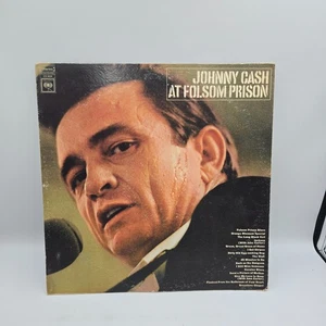 Johnny Cash At Folsom Prison LP 2-Eye Columbia CS 9639 Stereo Vinyl Record - Foto 1 di 6