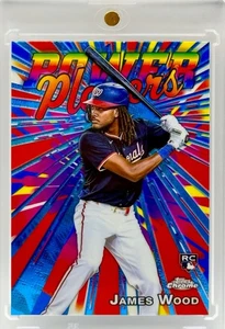 James Wood RARE SSP POWER REFRACTOR INVESTMENT CARD NATIONALS MINT WITH CASE - Picture 1 of 1