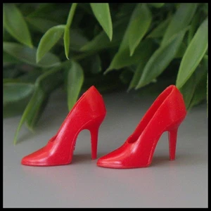 ❤️Barbie ROT Closed Toe Rarität Super Spike Heels Pumps Schuhe Vintage 60er Japan *NM❤️ - Bild 1 von 10