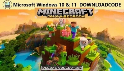 NEU Spiel Minecraft Deluxe Collection für PC Computer Windows 10 11 Game Key NEW - Bild 1 von 4