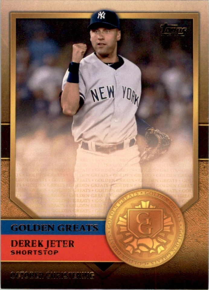 2012 TOPPS GOLDEN GREATS DEREK JETER NEW YORK YANKEES #GG-28 NM-MT - Image 1 of 2