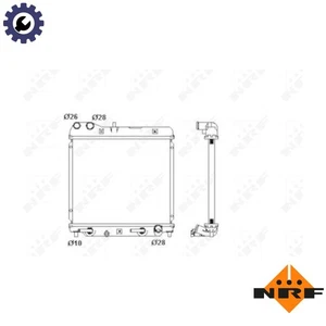RADIATOR ENGINE COOLING 53408 FOR L12A1/L12A4 1.2L L13A1/L13A5/L13A6 1.3L 4cyl - Picture 1 of 9