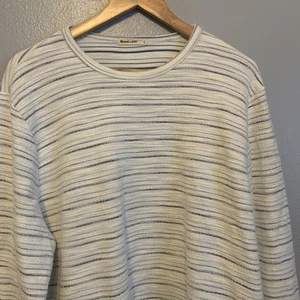 FAHERTY Sudadera Hombres L CABANA TOWEL TERRY Rayas Cuello Redondo Pullover Náutico - Imagen 1 de 11