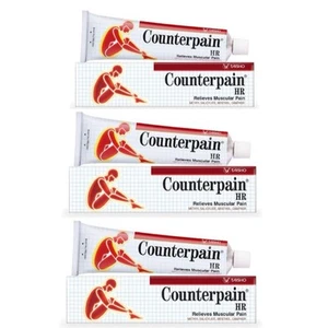 Crema analgésica Counterpain HR para dolores musculares 3 X 100 g - Imagen 1 de 3