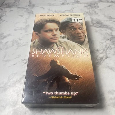 The Shawshank Redemption VHS SEALED Watermarks Castle Rock Tim Robbins VTG  - Image 1 of 4