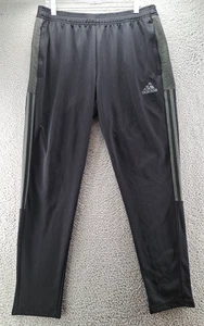 Adidas Tiro 21 Pants Womens Large Black Gray Joggers Soccer Training Athletic - Picture 1 of 13