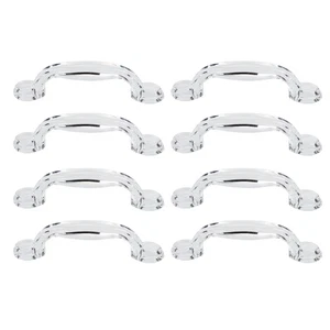 8 Pcs Crystal Cabinet Door Handle Cupboard Handles Drawer Pull Dresser - Picture 1 of 12