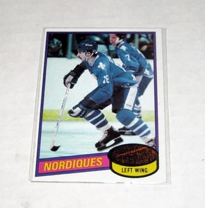 1980-81 Topps 67 Michel Goulet Rookie RC (sin rayar) Salón de la fama Nordiques - Imagen 1 de 2