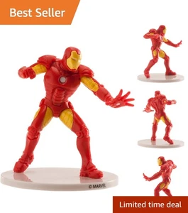 Cake topper compleanno Iron Man colorato - senza assemblaggio, pezzo arredamento perfetto - Foto 1 di 7