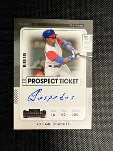2021 Yoelqui Cespedes Contender Prospect Ticket On Card Rookie Auto - Picture 1 of 9