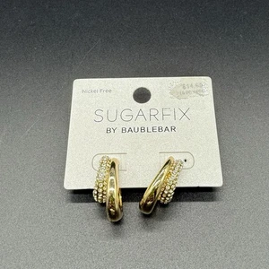 Neu Sugarfix von BaubleBar verdoppelte Statement-Ohrringe kostenloser Versand - Bild 1 von 2