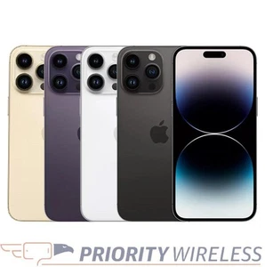 Apple iPhone 14 Pro Max 128GB/256GB A2651 (Carrier Locked) Smartphone Good - Afbeelding 1 van 2