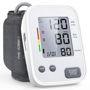 Blood Pressure Monitors for Home Use, Upper Arm Blood Pressure Monitor with A... - Picture 1 of 7
