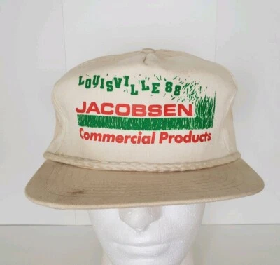 De colección 1988 Louisville Jacobsen Cortacésped Comercial SnapBack Gorra Gorra Convención EE. UU. Foto 1 de 4