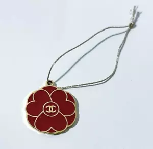 CHANEL Charm LOGO Novelty red Limited Edition Camellia Charm From Japan - Picture 1 of 2